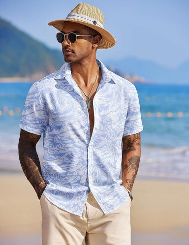 COOFANDY Hawaiian Shirts