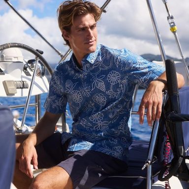 Floral Hawaiian Aloha Shirt
